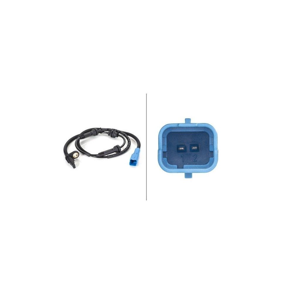 HELLA Sensor, Raddrehzahl 6PU 012 806-321 f&uuml;r CITRO&Euml;N PEUGEOT DS, links, rechts