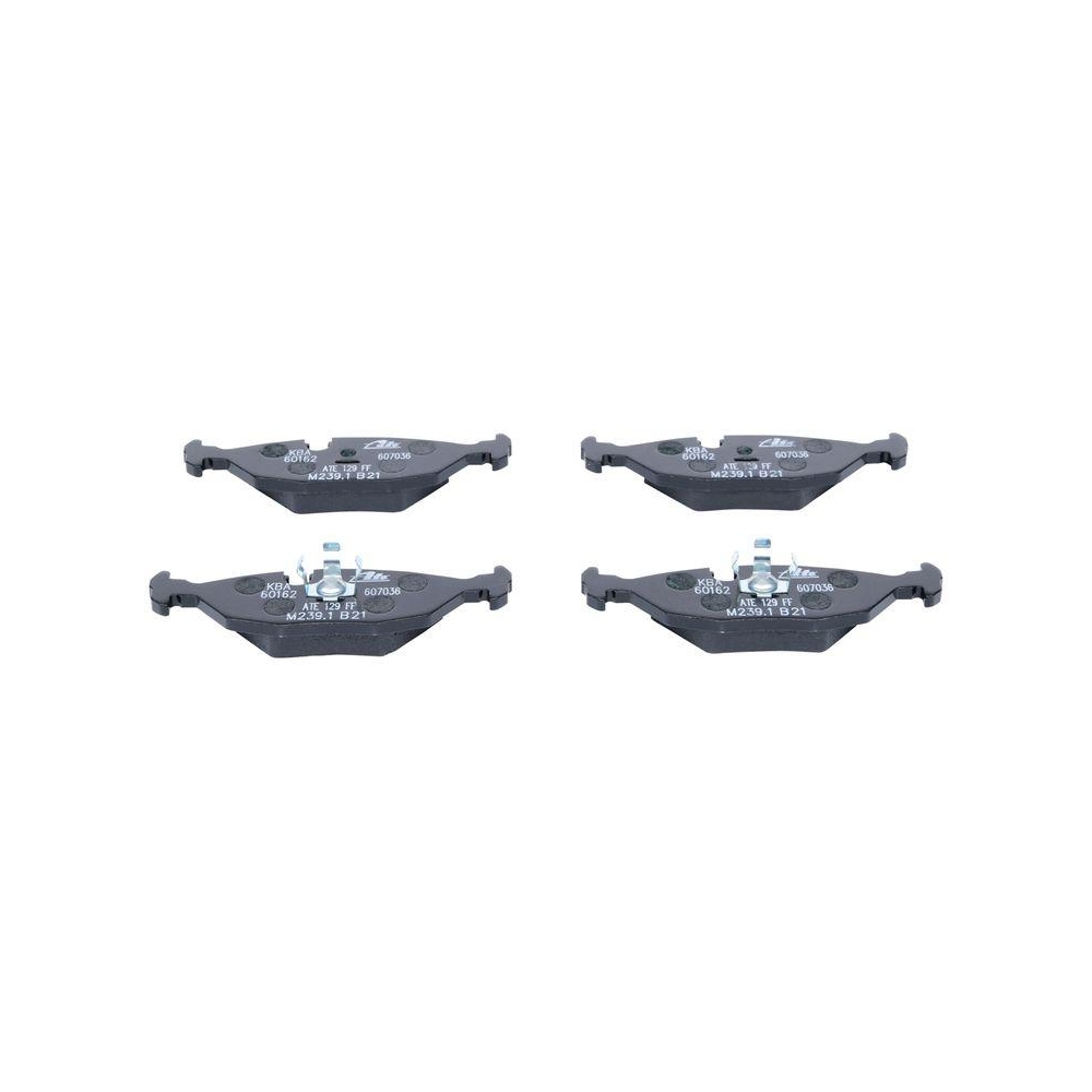 Bremsbelagsatz, Scheibenbremse ATE 13.0460-7036.2 f&uuml;r BMW, Hinterachse