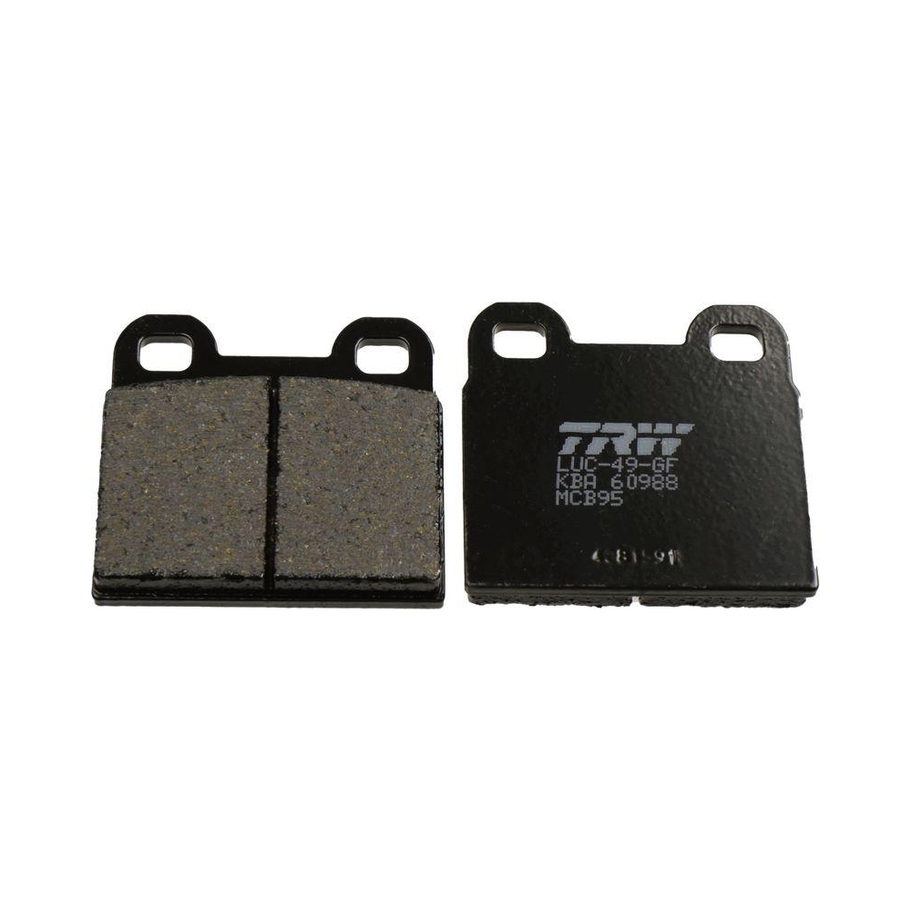 Bremsbelagsatz, Scheibenbremse TRW MCB95 Organic Allround f&uuml;r, Vorderachse