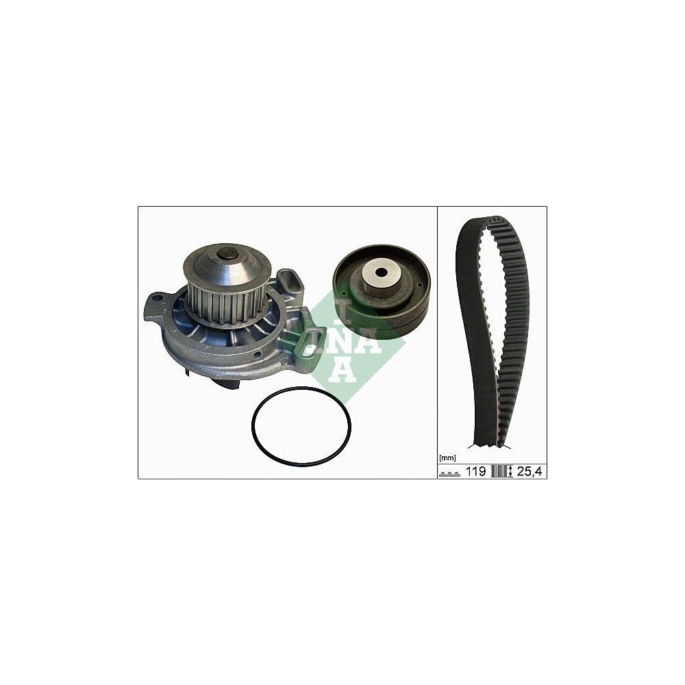 Wasserpumpe + Zahnriemensatz Schaeffler INA 530 0152 30 f&uuml;r AUDI SEAT SKODA VW