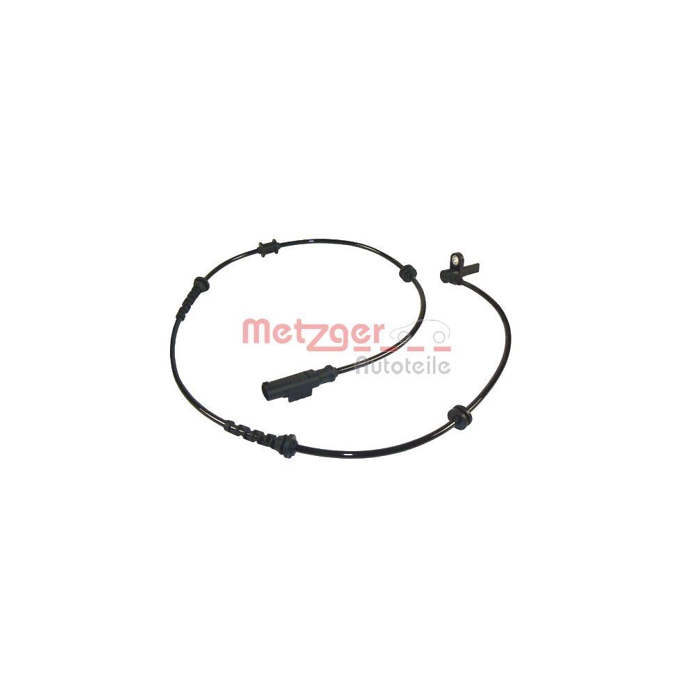 Sensor, Raddrehzahl METZGER 0900929 f&uuml;r FIAT LANCIA, Vorderachse links