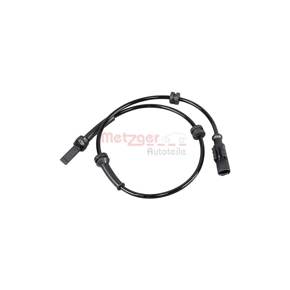 Sensor, Raddrehzahl METZGER 09001344 f&uuml;r FIAT, Hinterachse