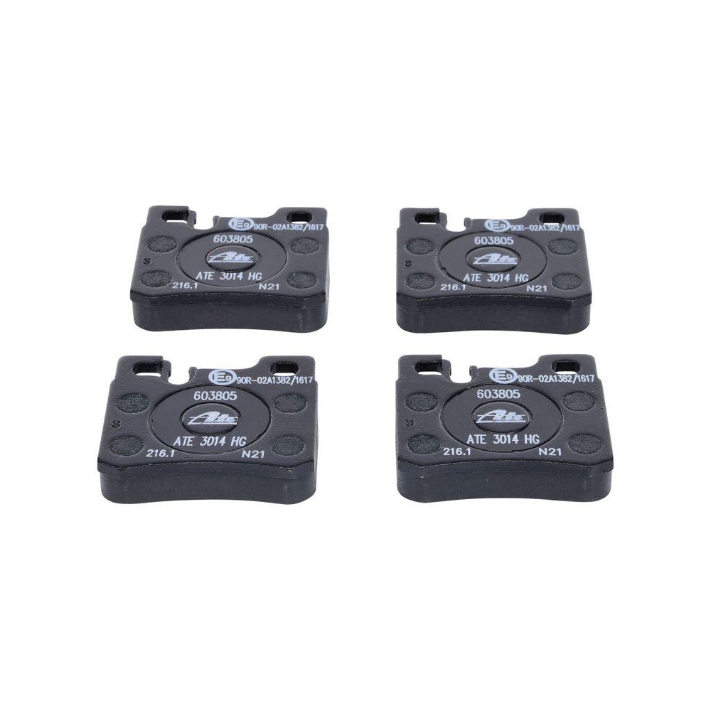 Bremsbelagsatz, Scheibenbremse ATE 13.0460-3805.2 f&uuml;r MERCEDES-BENZ, Hinterachse