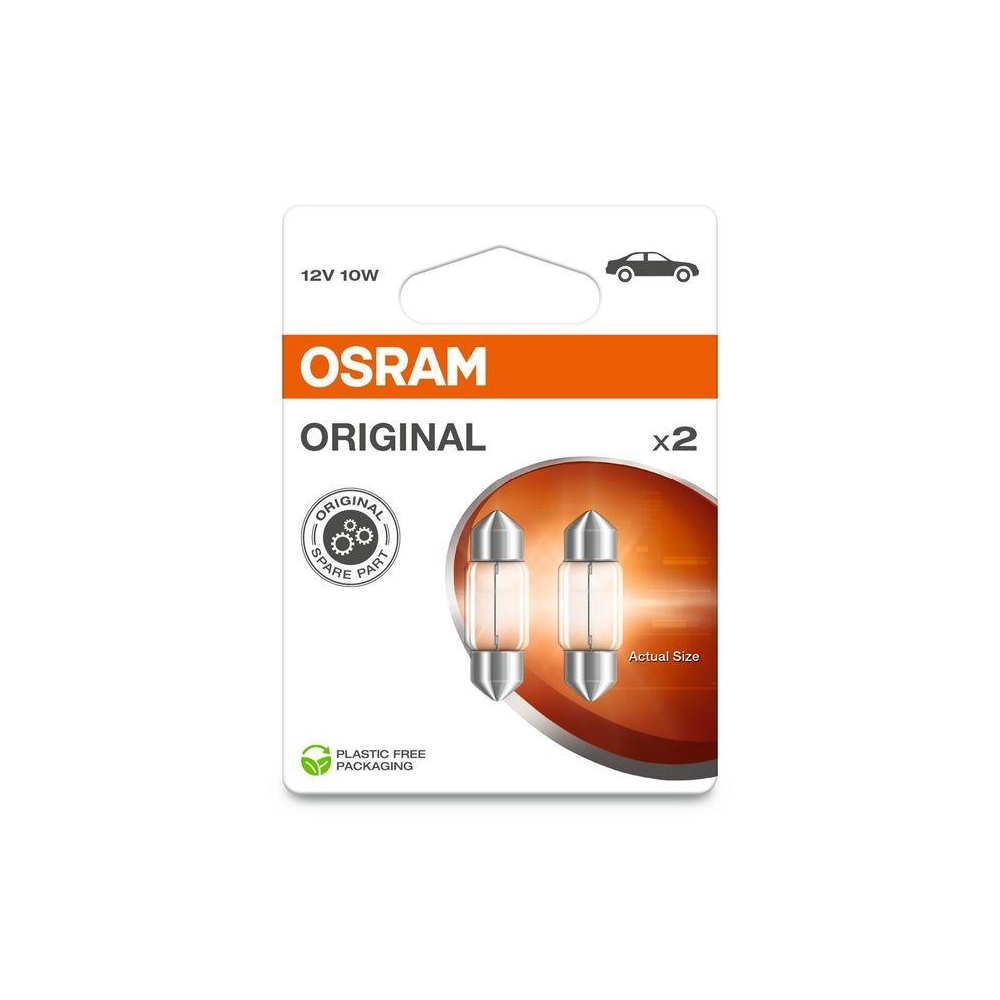 Glühlampe, Handschuhfachleuchte ams-OSRAM 6438-2BL ORIGINAL für