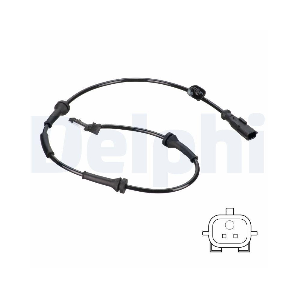 DELPHI SS20799 Sensor, Raddrehzahl f&uuml;r RENAULT, Vorderachse