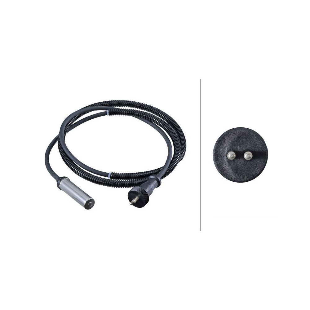 HELLA Sensor, Raddrehzahl 6PU 230 052-401 f&uuml;r MERCEDES-BENZ, Hinterachse