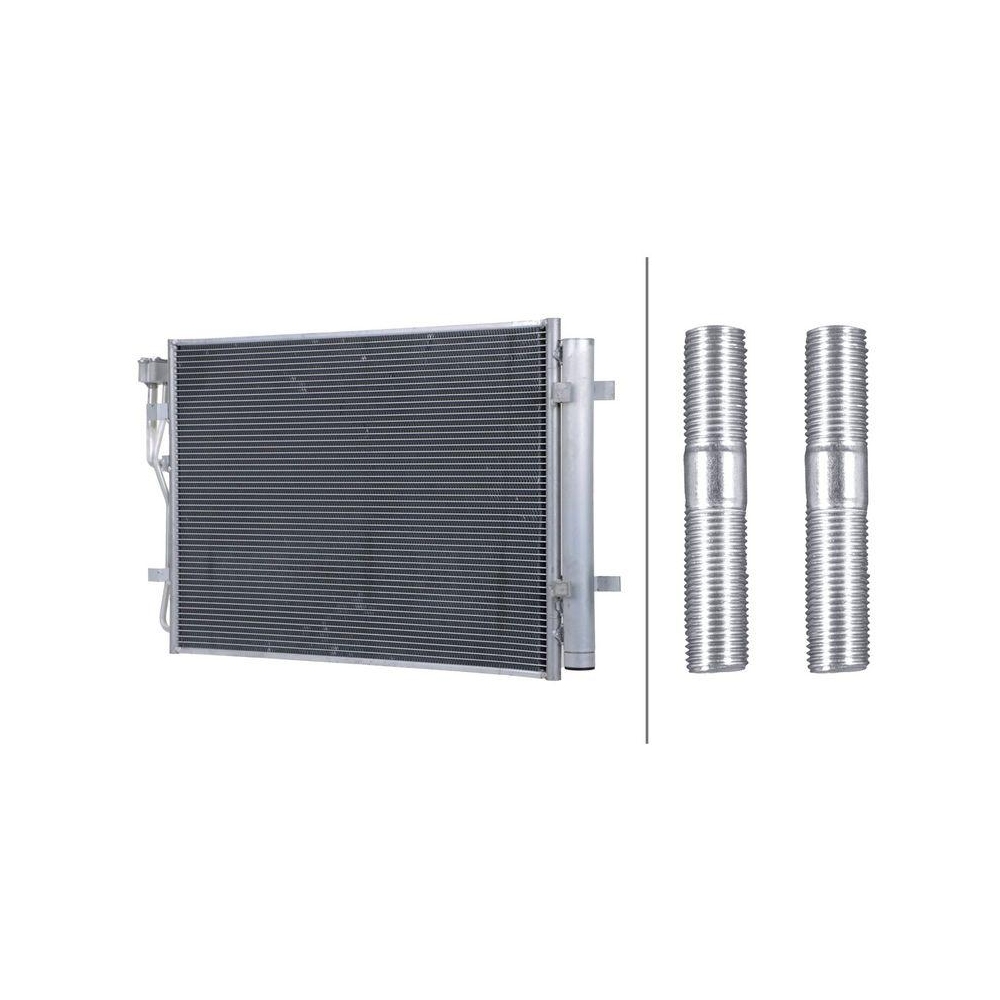 HELLA Kondensator, Klimaanlage 8FC 366 220-801 >>> Easy2Fit <<< für KIA DS