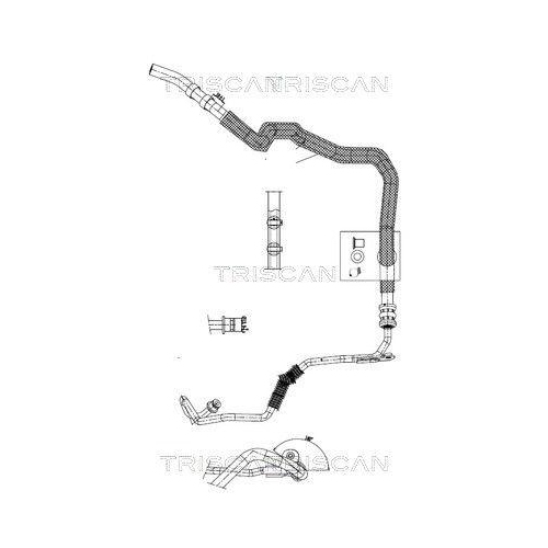 TRISCAN 8516 29088 Hydraulikschlauch, Lenkung f&uuml;r AUDI
