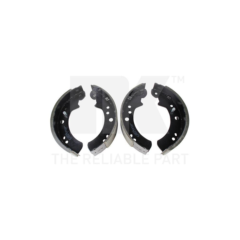 Bremsbackensatz NK 2725443 f&uuml;r FORD CARBODIES, Hinterachse