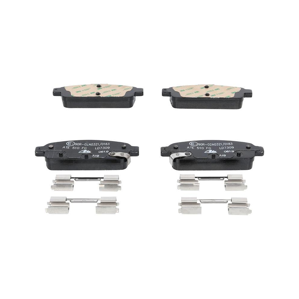 Bremsbelagsatz, Scheibenbremse ATE 13.0470-7309.2 ATE Ceramic für OPEL VAUXHALL