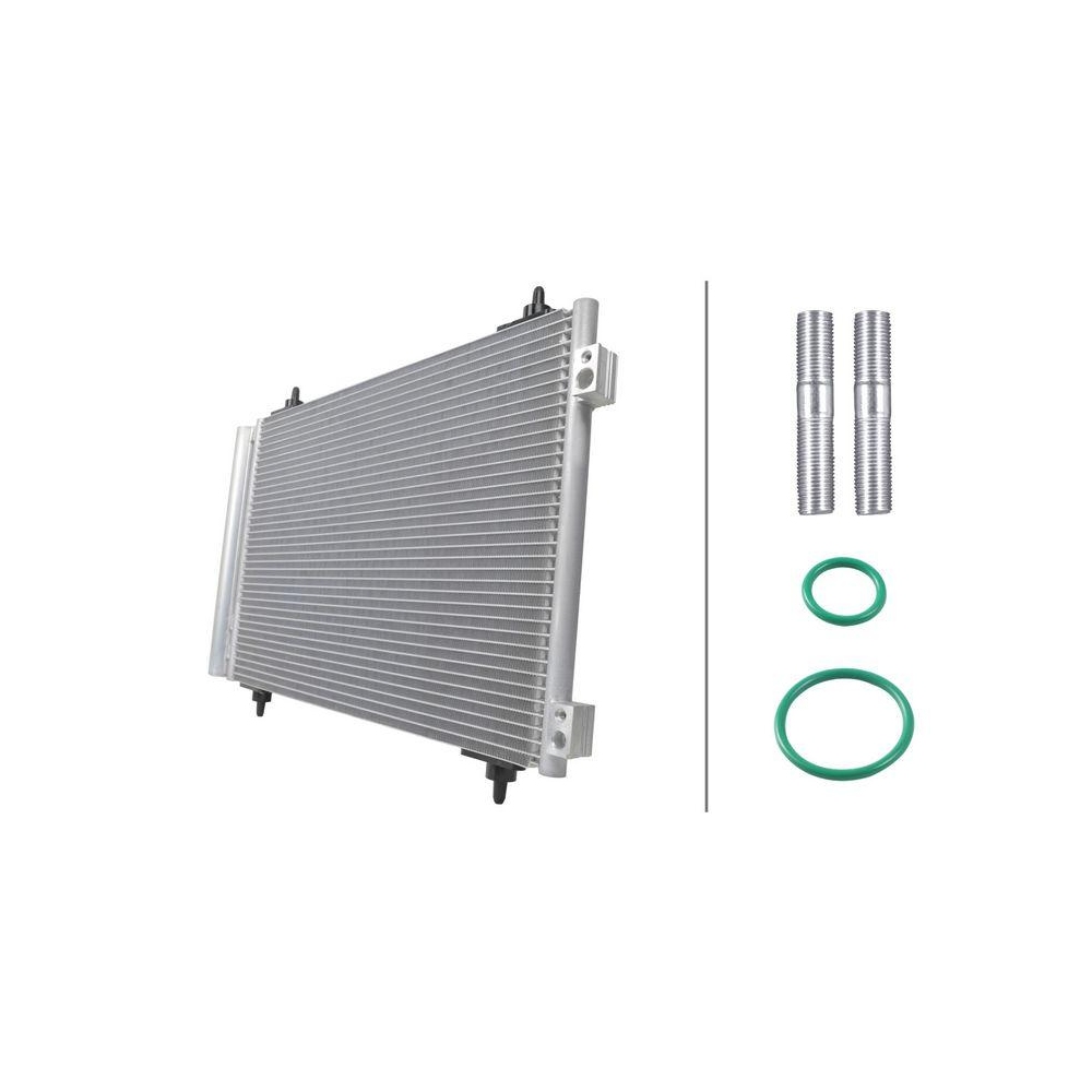 HELLA Kondensator, Klimaanlage 8FC 366 220-821 >>> Easy2Fit <<< für CITROËN FIAT