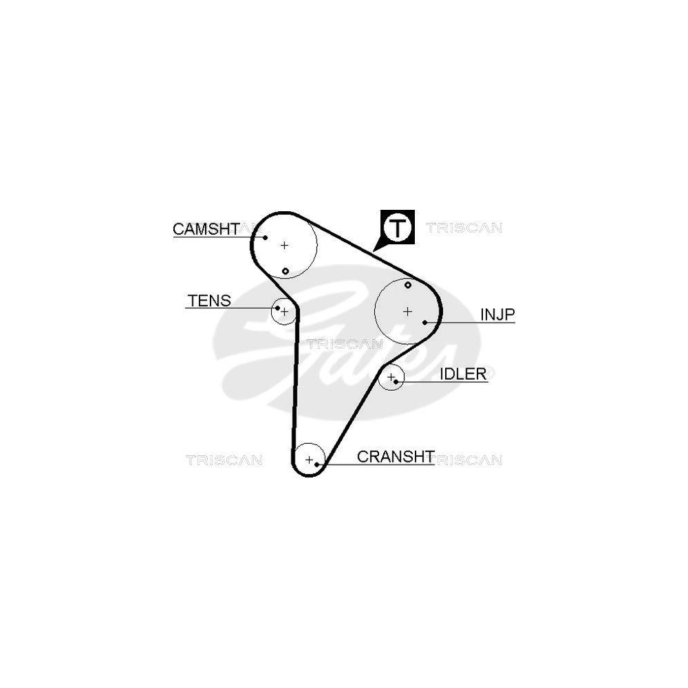 Zahnriemen TRISCAN 8645 5420xs f&uuml;r CITRO&Euml;N PEUGEOT DANA