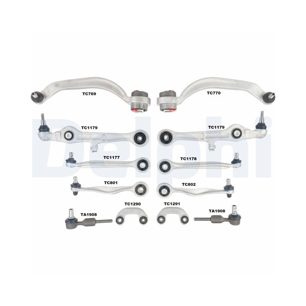 DELPHI TC1500KIT Reparatursatz, Querlenker f&uuml;r AUDI, Vorderachse