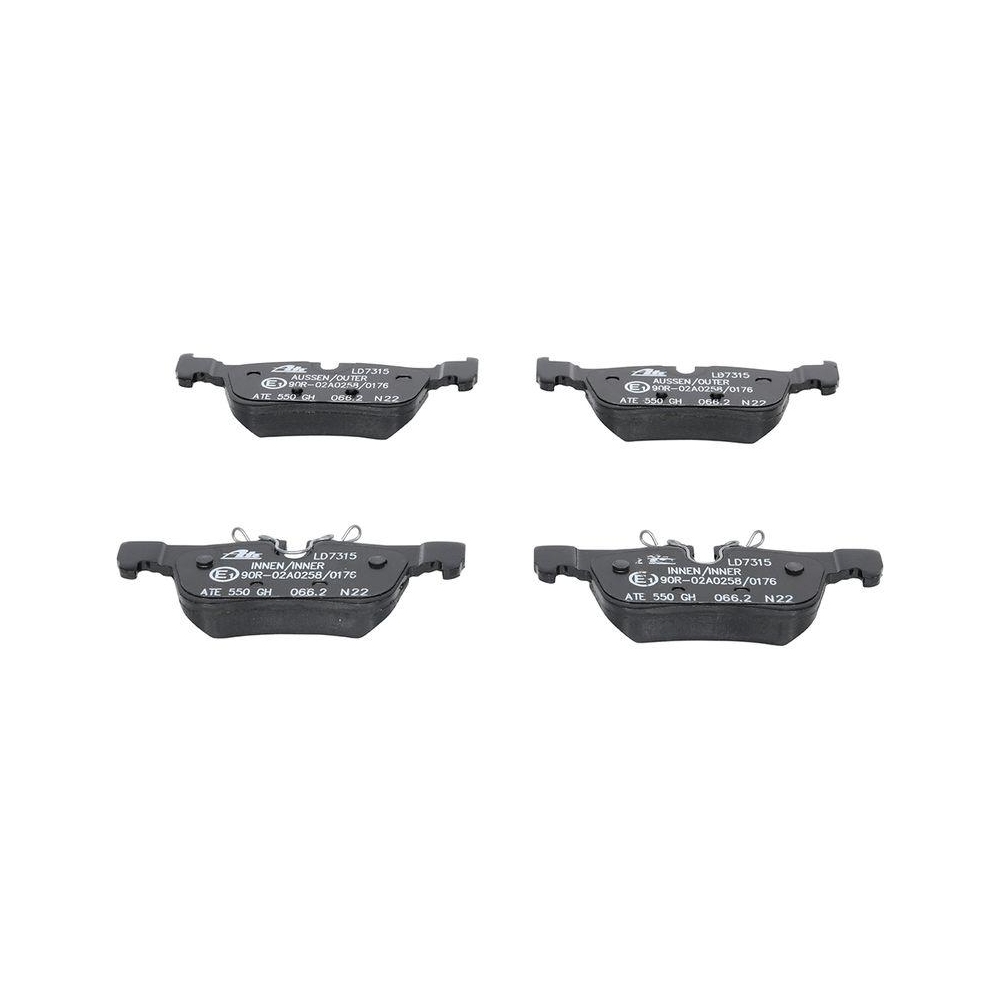Bremsbelagsatz, Scheibenbremse ATE 13.0470-7315.2 ATE Ceramic f&uuml;r BMW