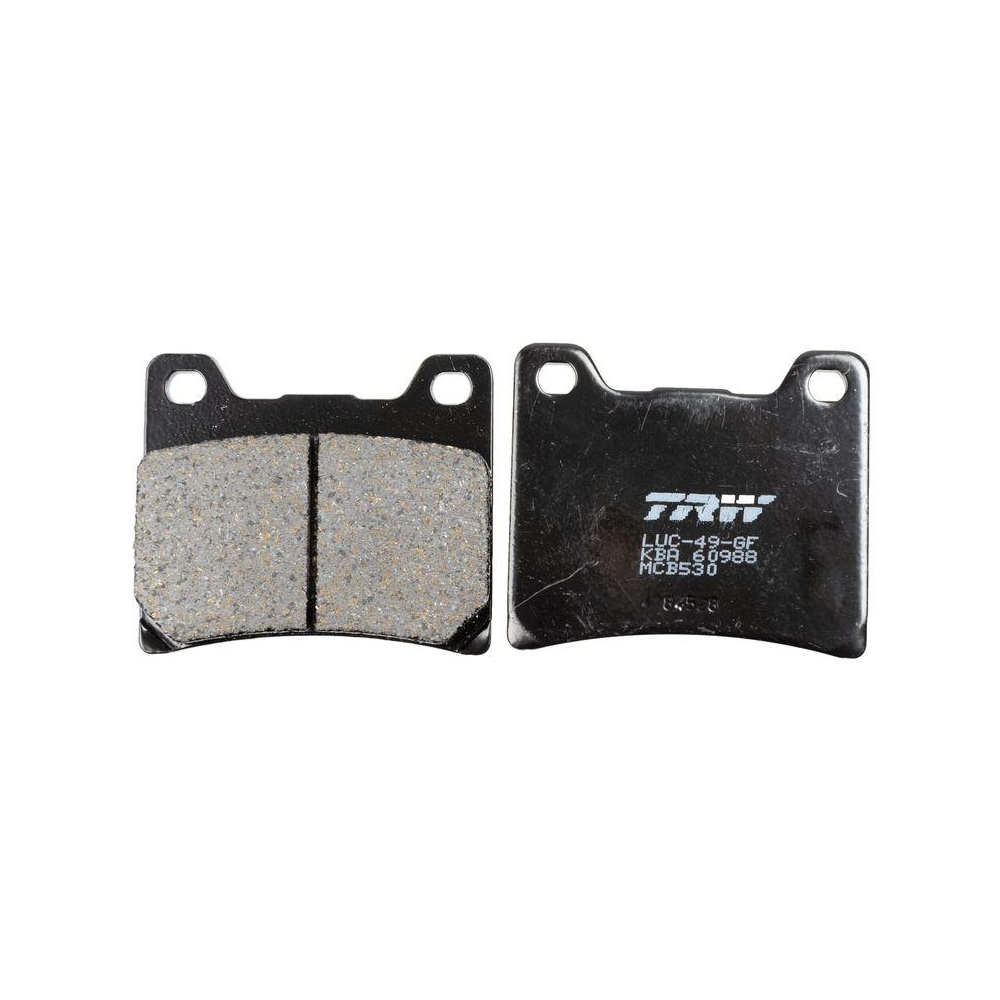 Bremsbelagsatz, Scheibenbremse TRW MCB530 Organic Allround f&uuml;r, Hinterachse