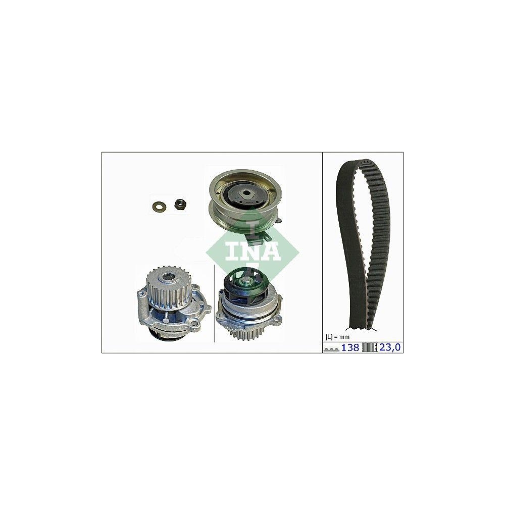 Wasserpumpe + Zahnriemensatz Schaeffler INA 530 0171 31 für AUDI SEAT SKODA VW