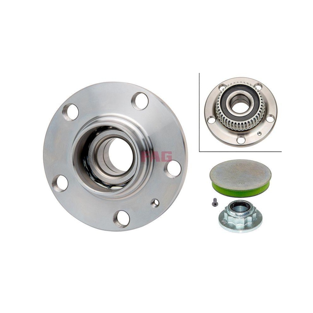 Radlagersatz Schaeffler FAG 713 6102 20 f&uuml;r AUDI SEAT SKODA VW VW (FAW)