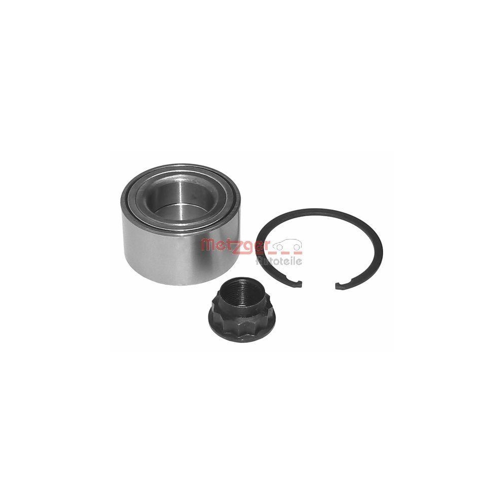 Radlagersatz METZGER WM 1054 f&uuml;r TOYOTA, Vorderachse links, Vorderachse rechts