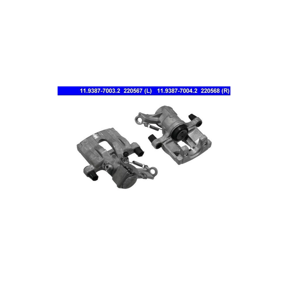 Bremssattel ATE 11.9387-7004.2 für, Hinterachse rechts