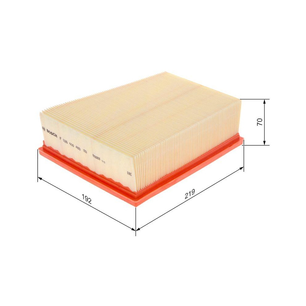 Luftfilter BOSCH F 026 400 489 für MERCEDES-BENZ NISSAN RENAULT