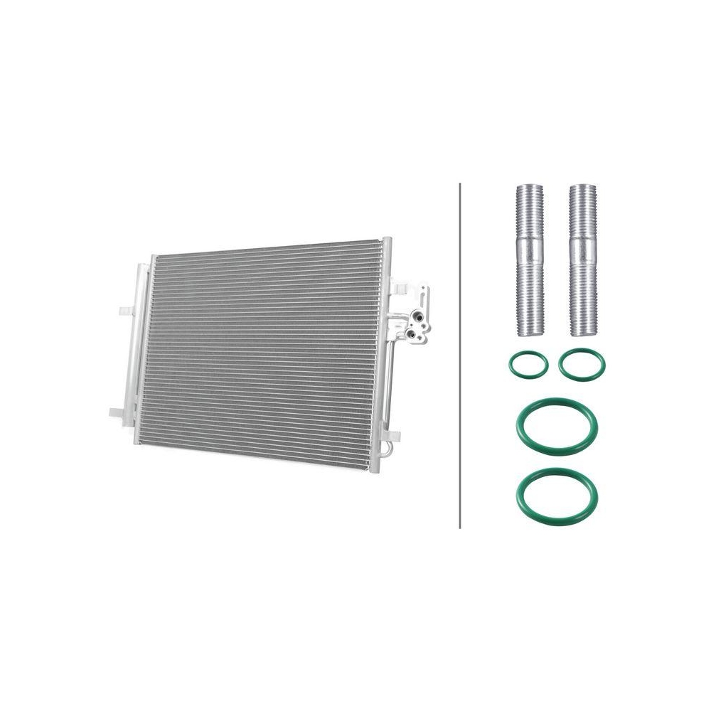 HELLA Kondensator, Klimaanlage 8FC 366 220-861 >>> Easy2Fit <<< für FORD