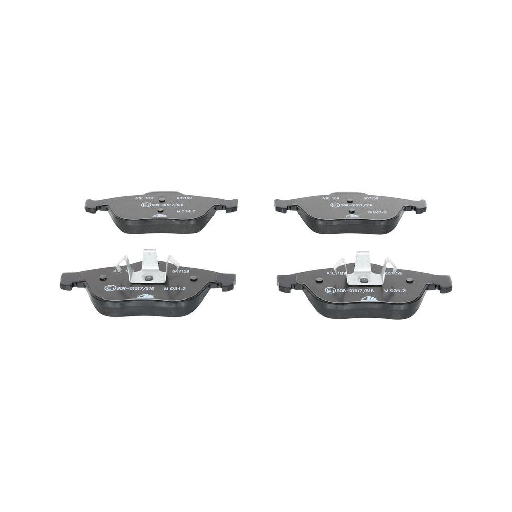 Bremsbelagsatz, Scheibenbremse ATE 13.0460-7159.2 f&uuml;r RENAULT, Vorderachse