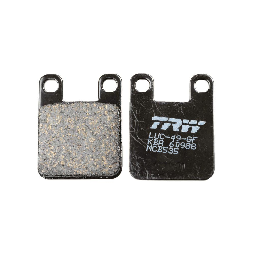 Bremsbelagsatz, Scheibenbremse TRW MCB535 Organic Allround f&uuml;r, Hinterachse