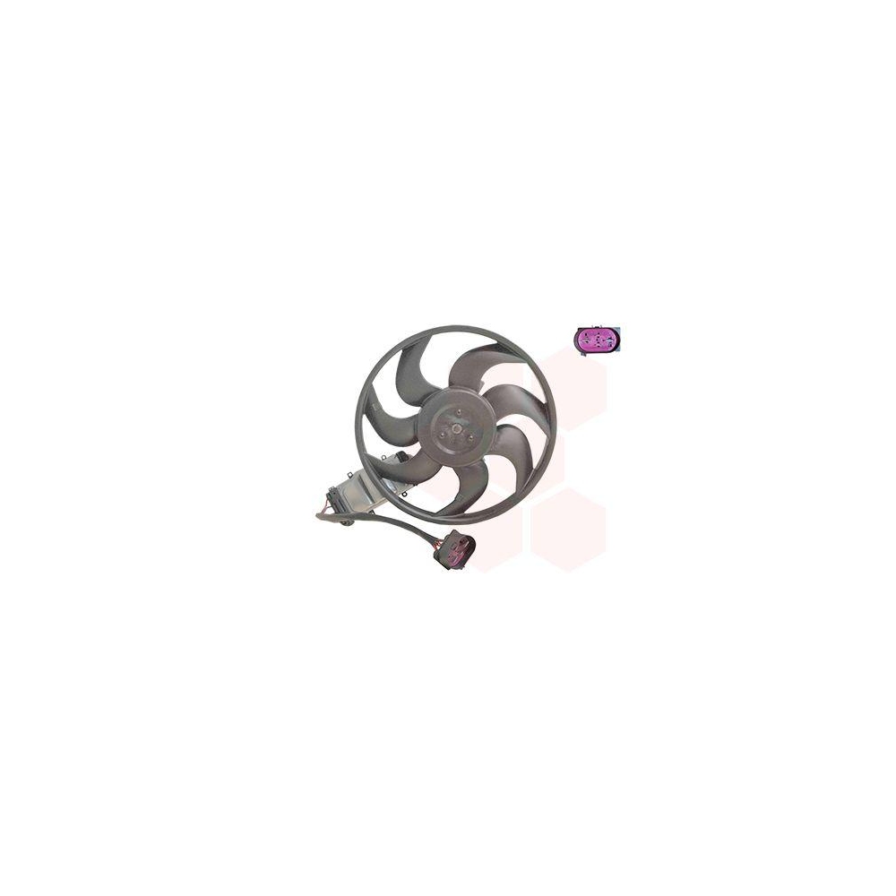 Lüfter, Motorkühlung VAN WEZEL 0381746 für AUDI VW, links