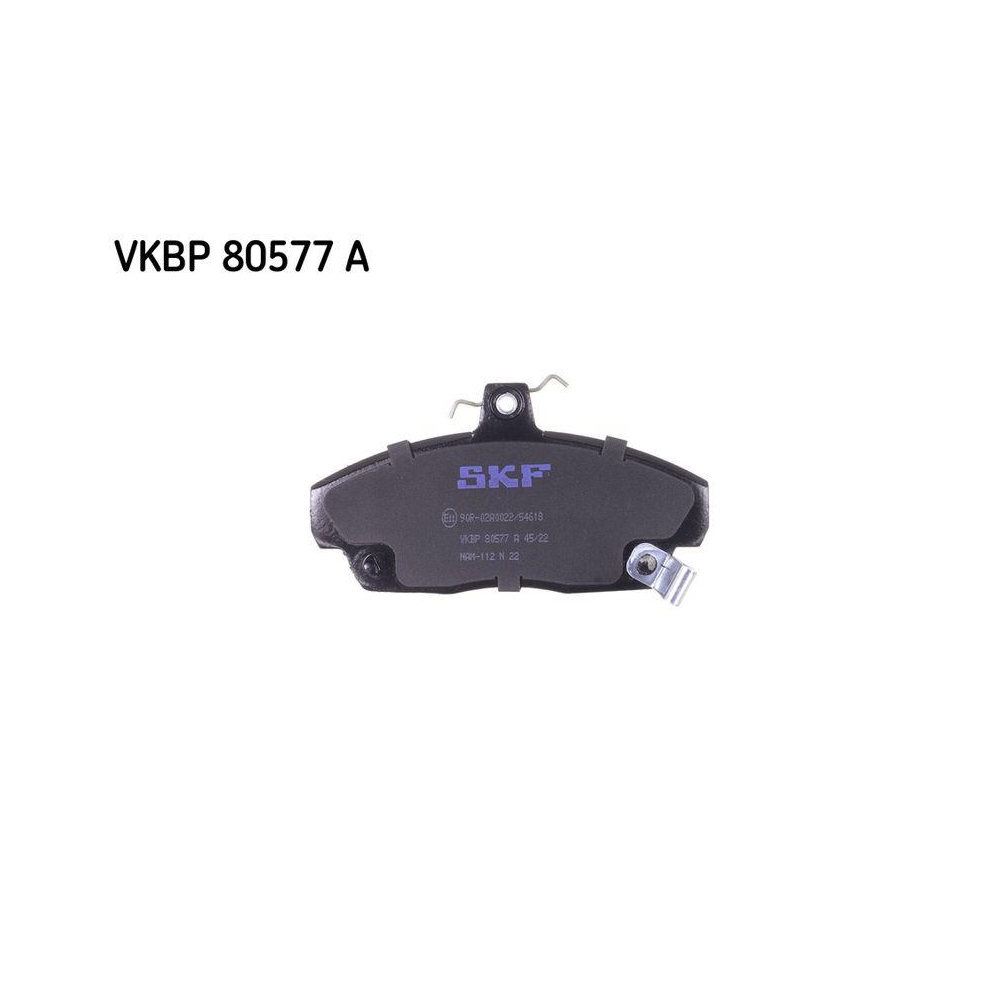 Bremsbelagsatz, Scheibenbremse SKF VKBP 80577 A f&uuml;r HONDA ROVER, Vorderachse
