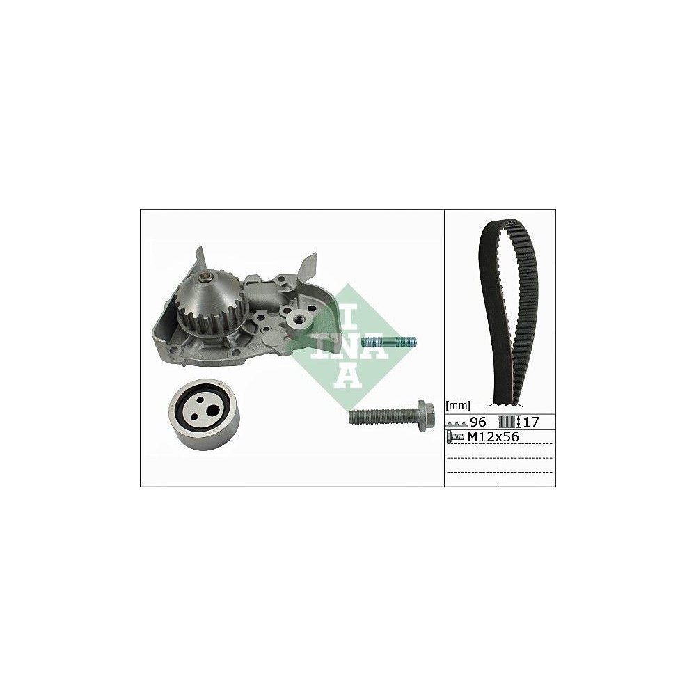 Wasserpumpe + Zahnriemensatz Schaeffler INA 530 0191 30 für RENAULT DACIA