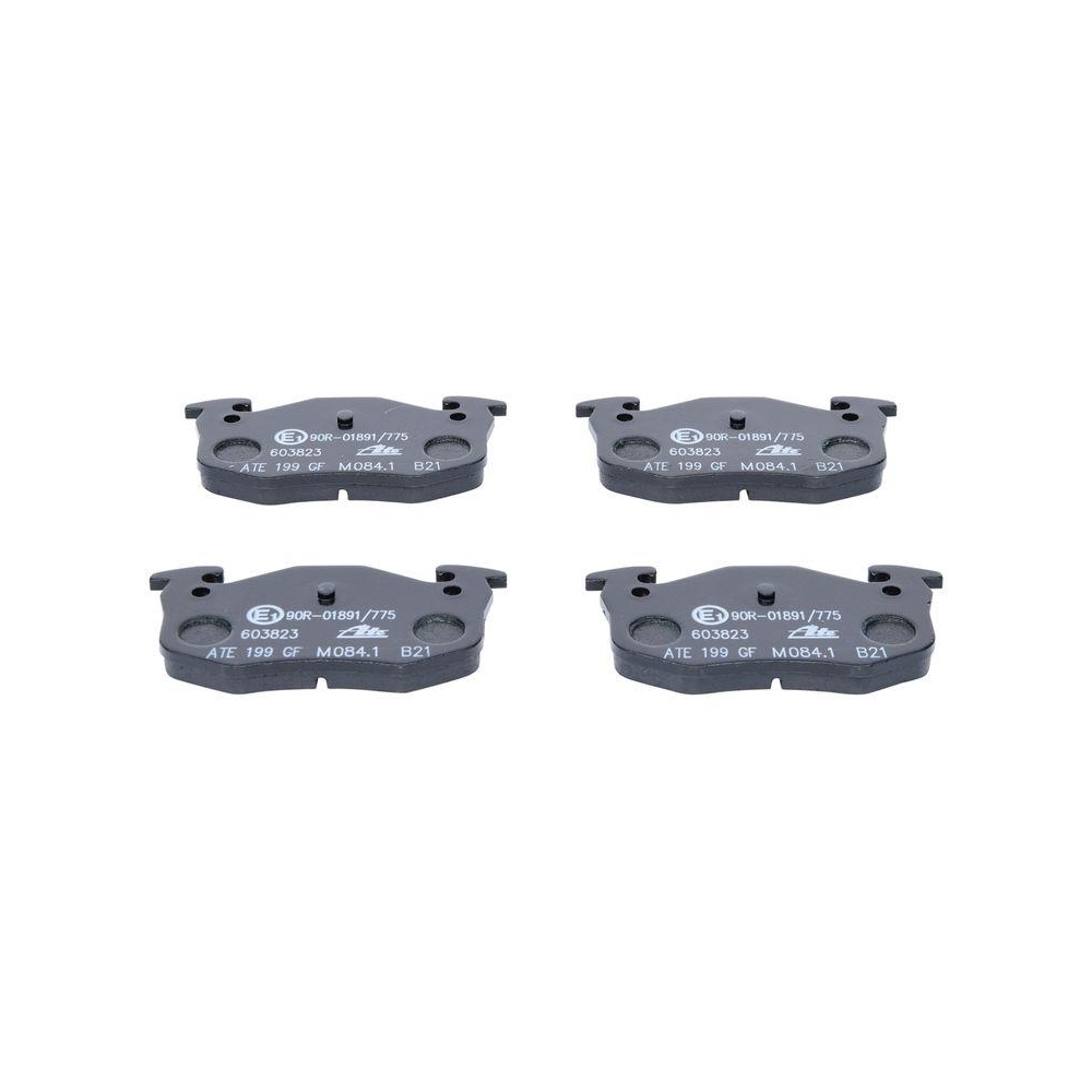 Bremsbelagsatz, Scheibenbremse ATE 13.0460-3823.2 f&uuml;r CITRO&Euml;N PEUGEOT