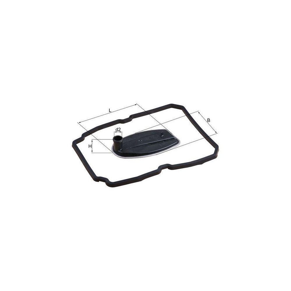 Hydraulikfilter, Automatikgetriebe KNECHT HX 81D f&uuml;r CHRYSLER DODGE SSANGYONG