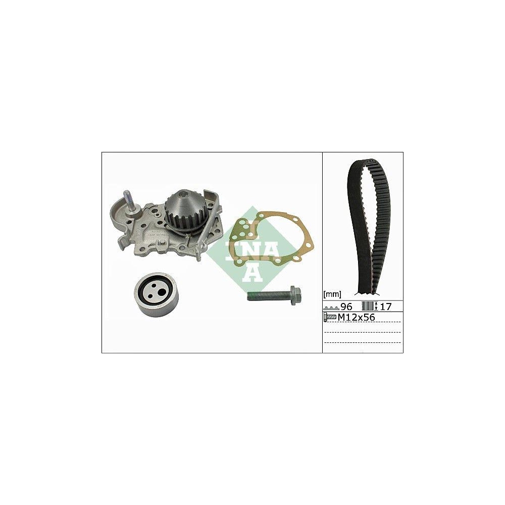 Wasserpumpe + Zahnriemensatz Schaeffler INA 530 0191 31 f&uuml;r NISSAN RENAULT DACIA
