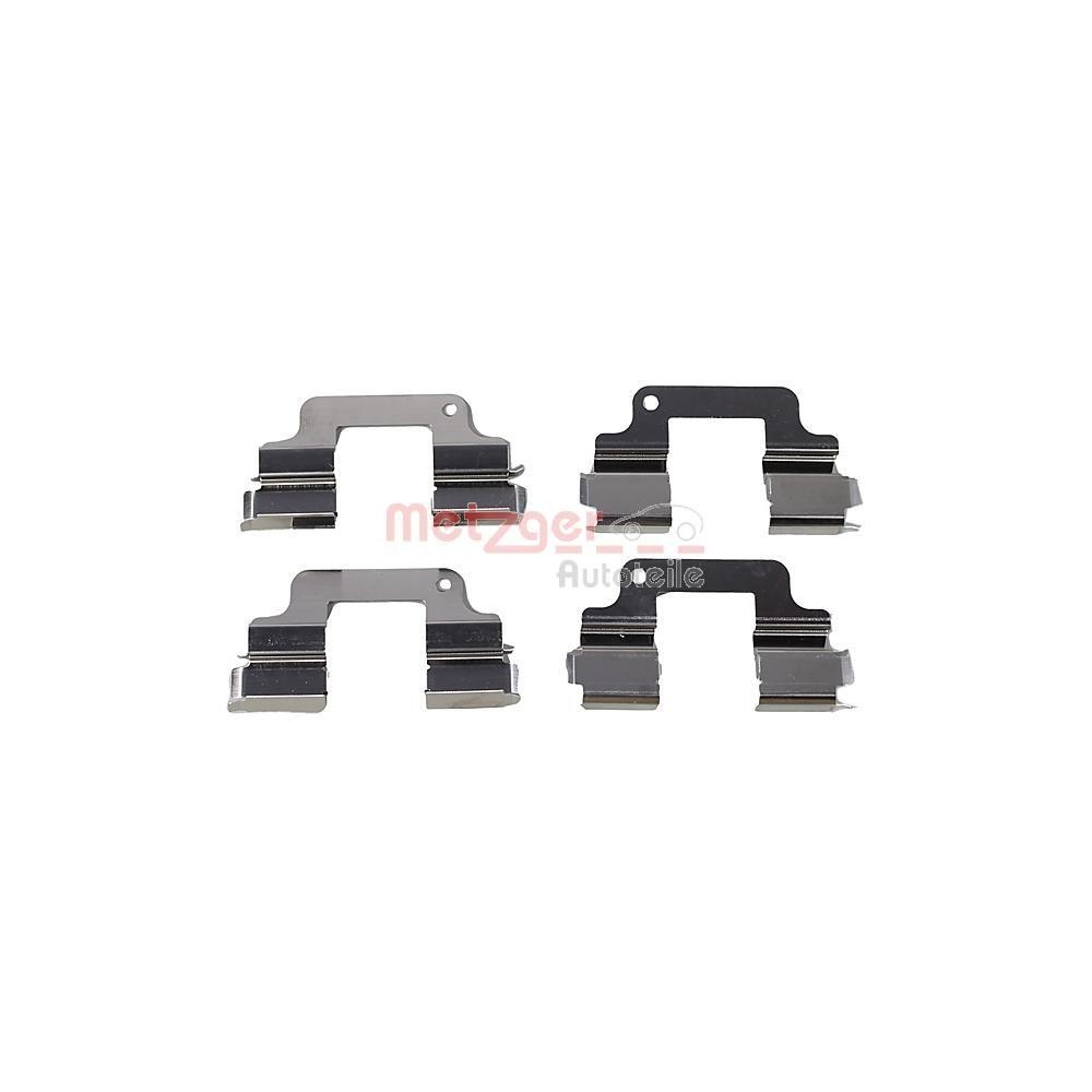 Zubeh&ouml;rsatz, Scheibenbremsbelag METZGER 109-1740 f&uuml;r, Hinterachse