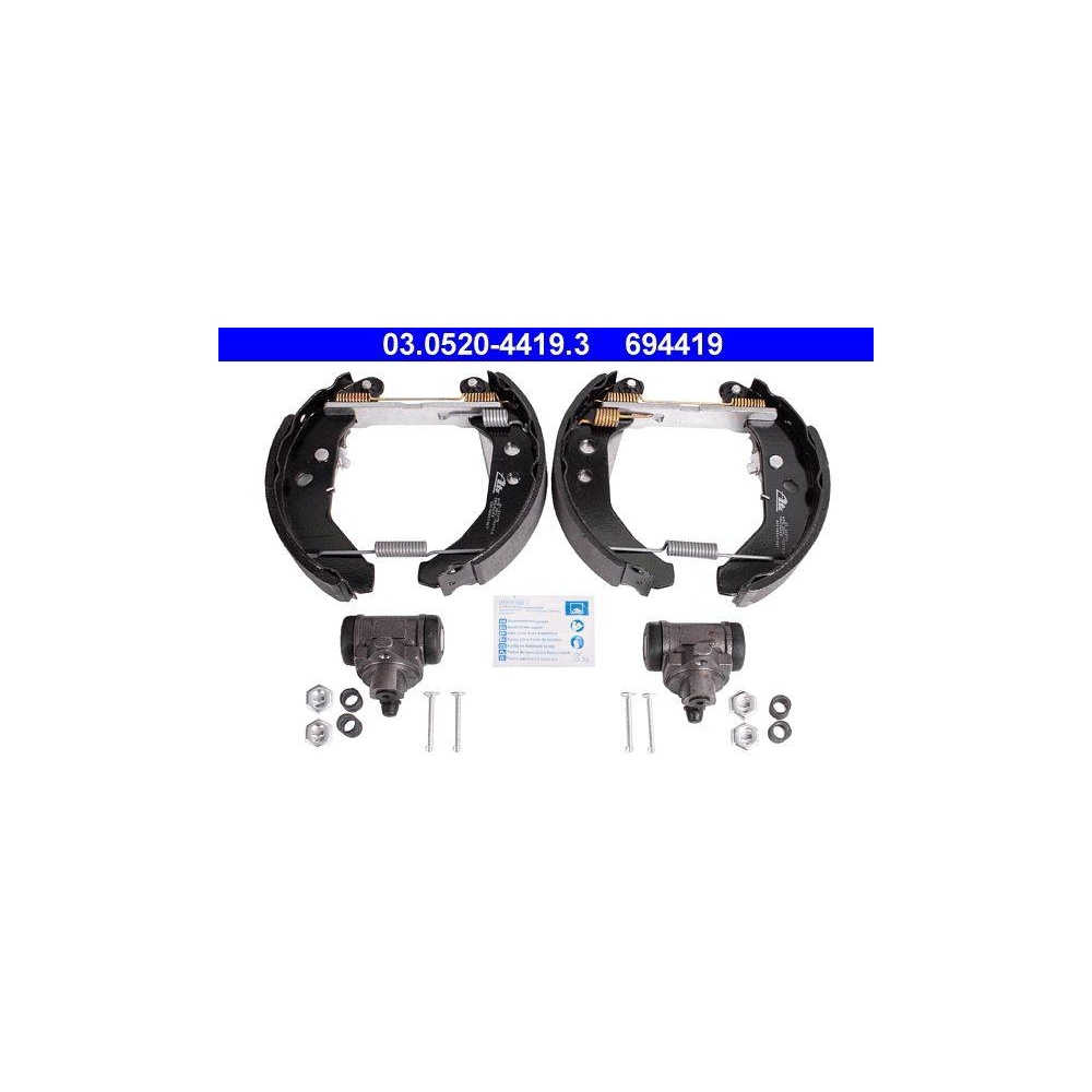 Bremsbackensatz ATE 03.0520-4419.3 Original ATE TopKit f&uuml;r, Hinterachse