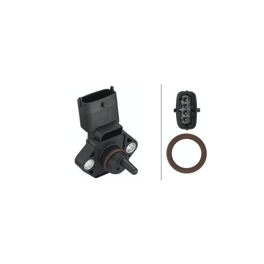 HELLA Sensor, Ansauglufttemperatur 6PP 013 400-011 für DAF FORD IVECO RENAULT VW