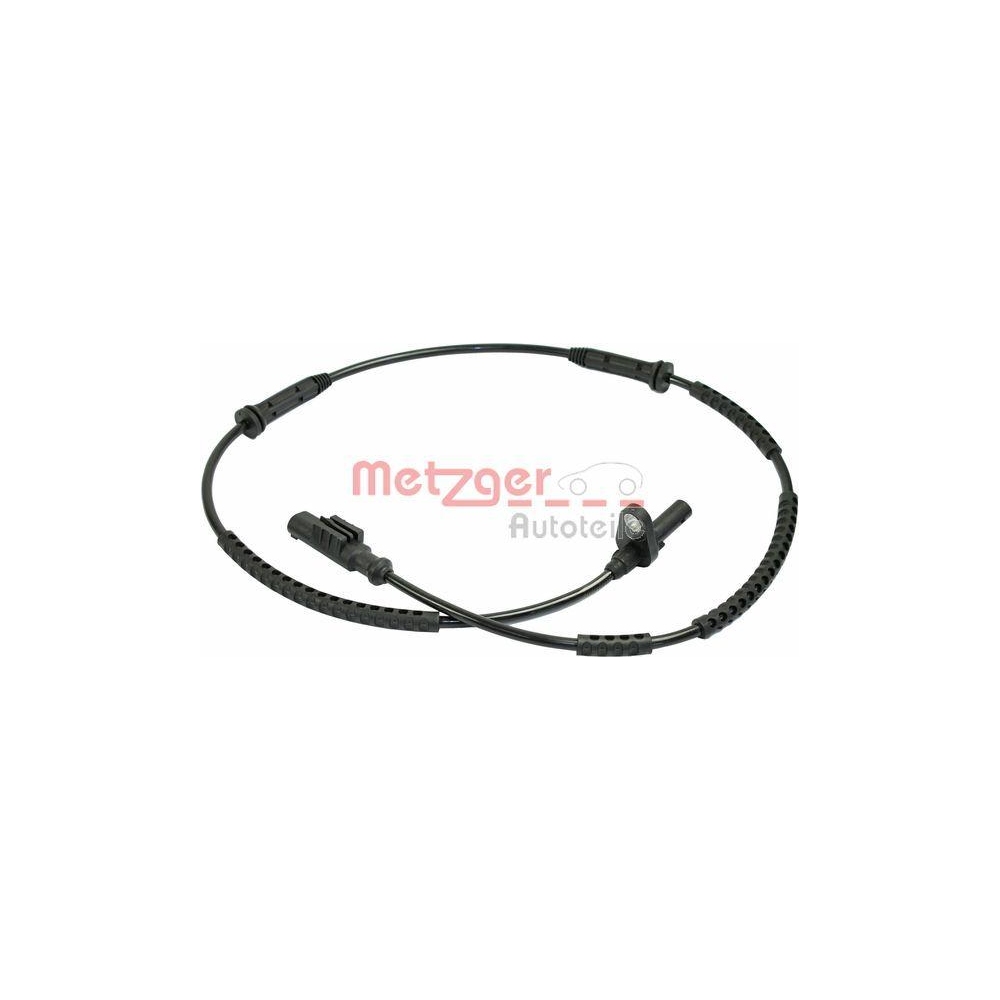Sensor, Raddrehzahl METZGER 0900855 ORIGINAL ERSATZTEIL f&uuml;r BMW, Vorderachse