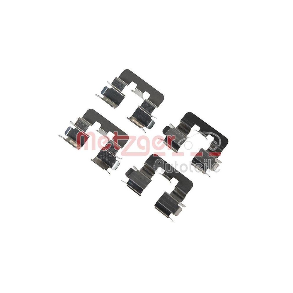 Zubeh&ouml;rsatz, Scheibenbremsbelag METZGER 109-1741 f&uuml;r, Hinterachse