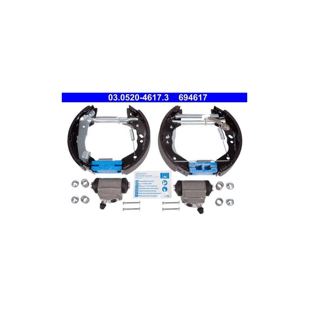 Bremsbackensatz ATE 03.0520-4617.3 Original ATE TopKit f&uuml;r, Hinterachse