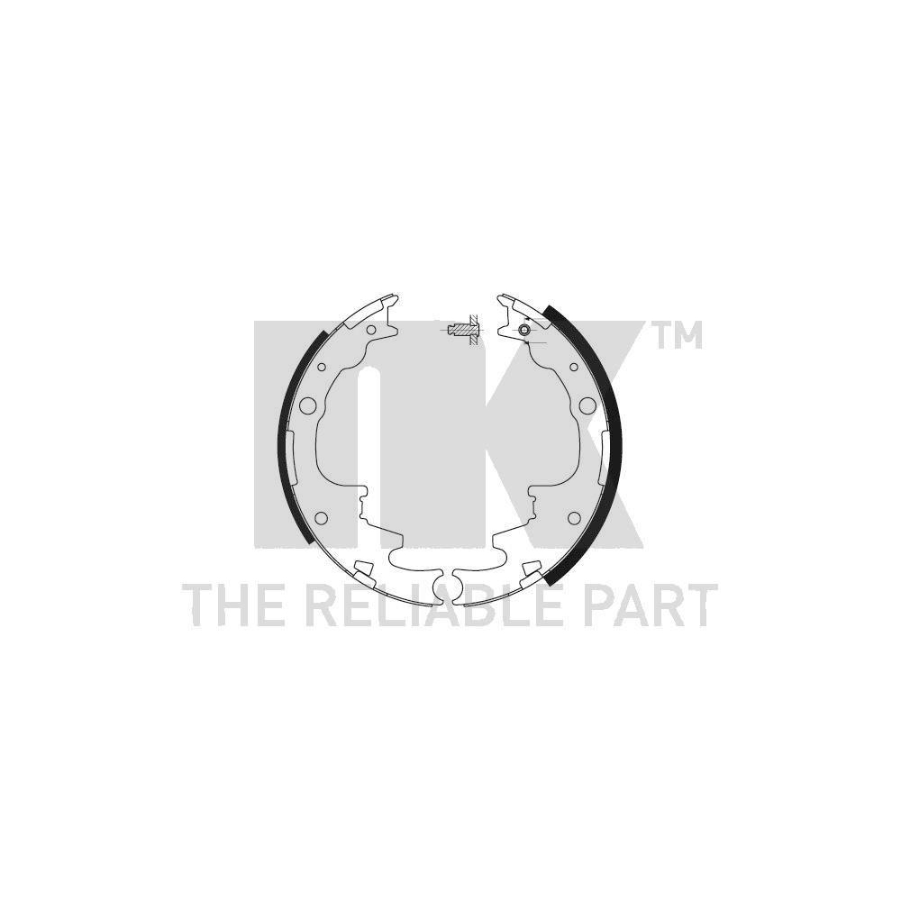 Bremsbackensatz NK 2725619 für FORD USA