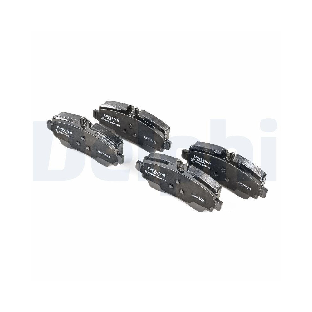 DELPHI LP1401 Bremsbelagsatz, Scheibenbremse f&uuml;r MERCEDES-BENZ, Vorderachse