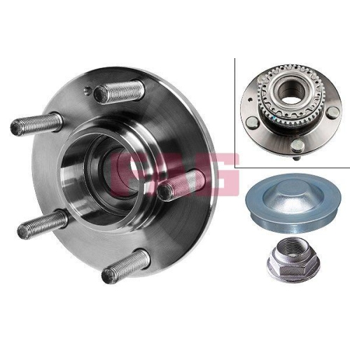 Radlagersatz FAG 713 6266 50 f&uuml;r HYUNDAI, Hinterachse