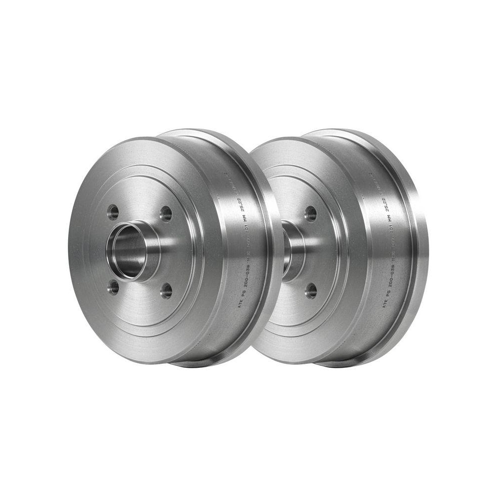 Bremstrommel ATE 24.0220-0038.1 für OPEL VAUXHALL, Hinterachse