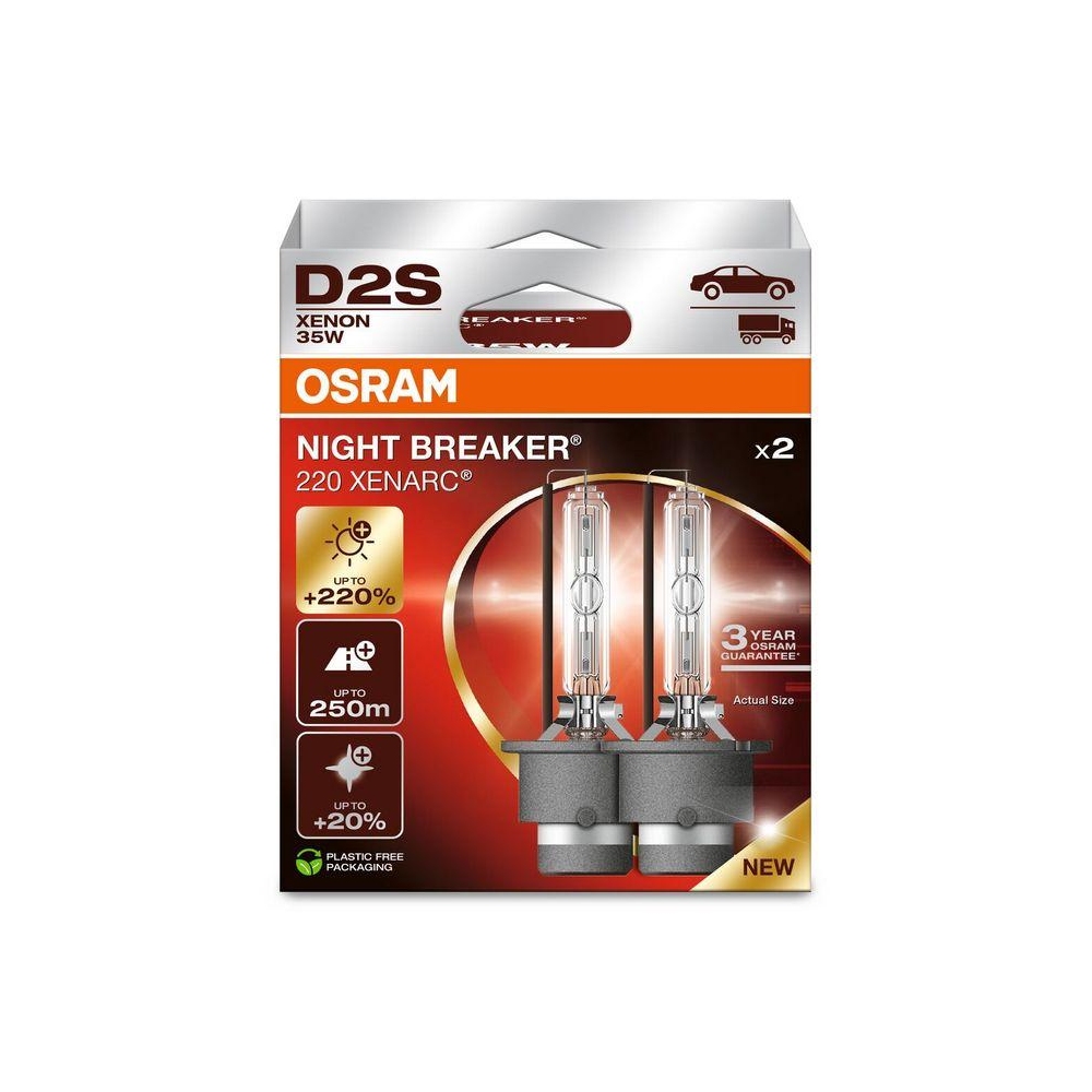 Glühlampe, Fernscheinwerfer ams-OSRAM 66240XN2-2HB XENARC® NIGHT BREAKER® LASER