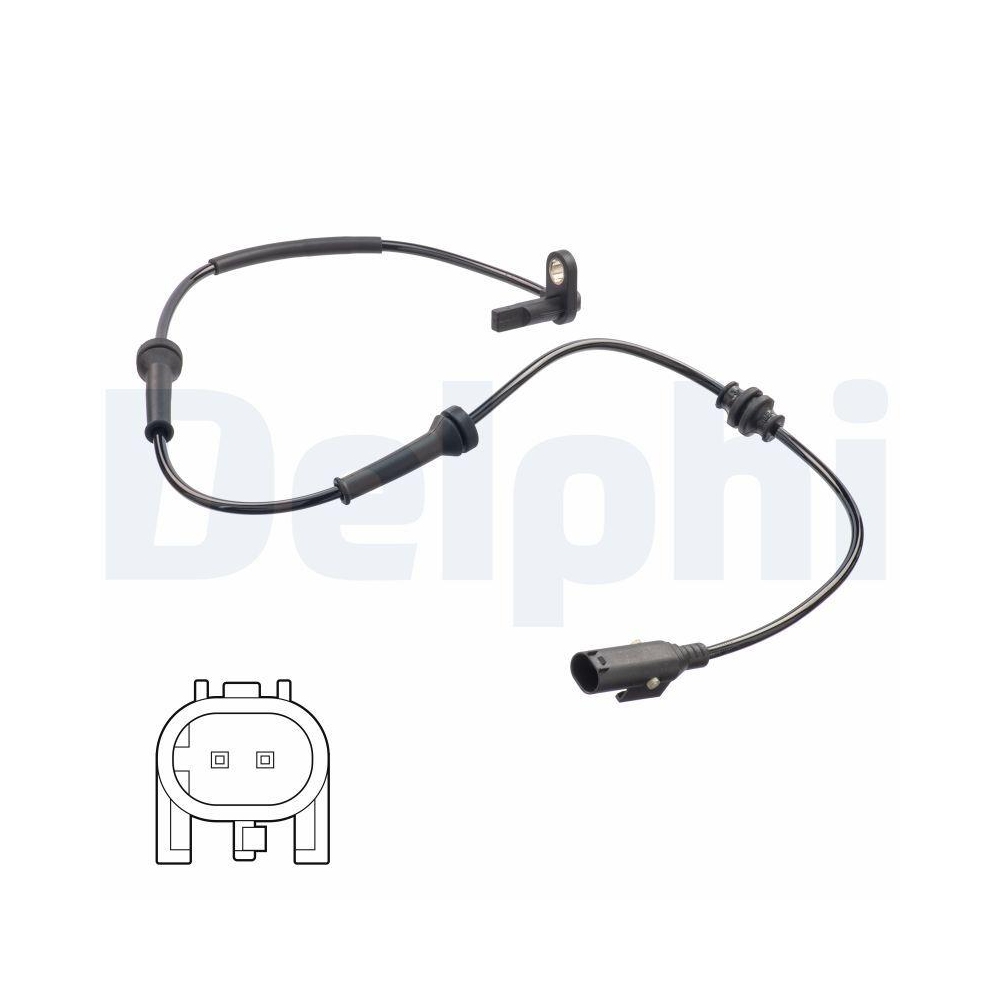 DELPHI SS20815 Sensor, Raddrehzahl f&uuml;r FIAT, Vorderachse