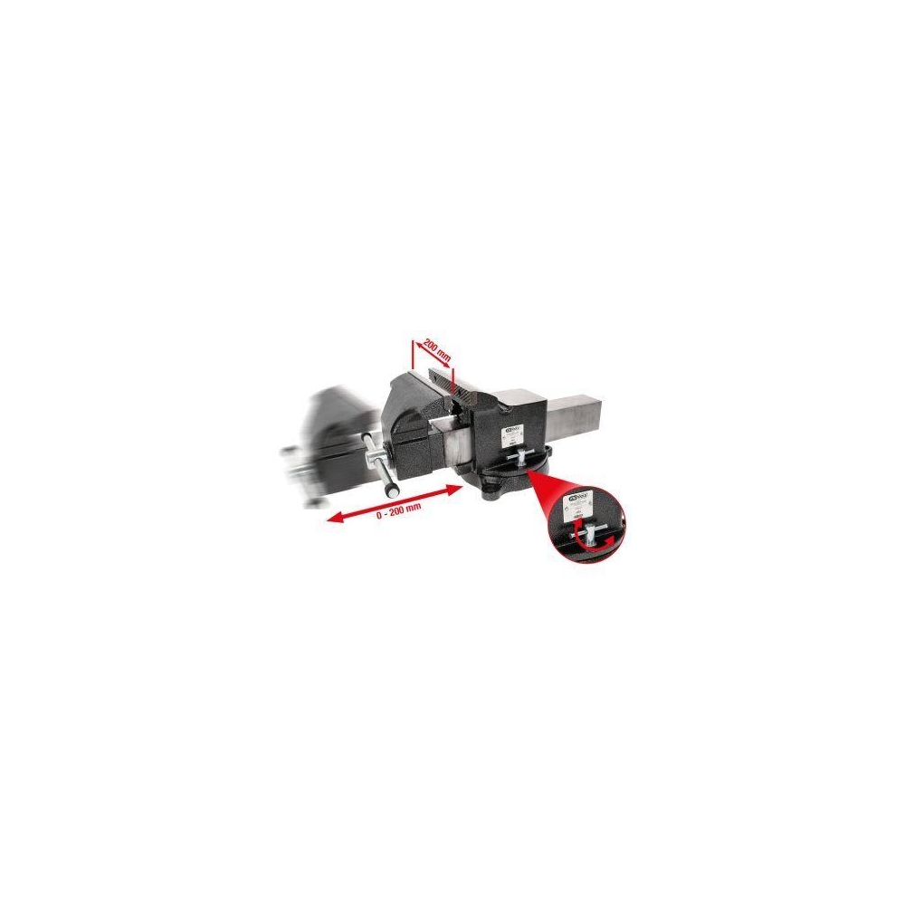 Schraubstock KS TOOLS 914.0008 f&uuml;r