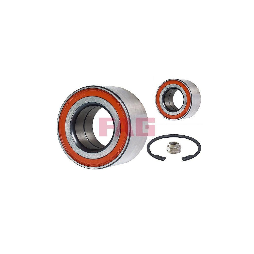 Radlagersatz Schaeffler FAG 713 6170 30 f&uuml;r HONDA, Vorderachse