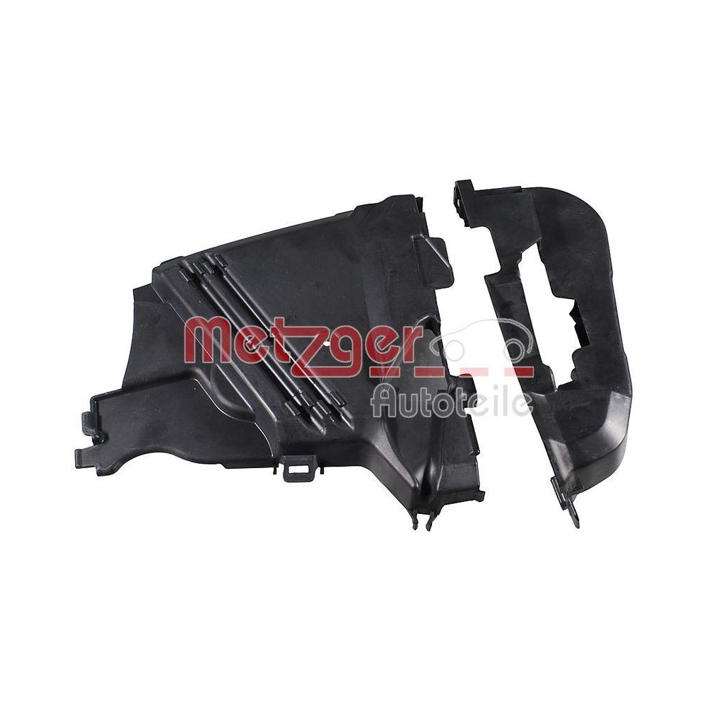 Abdeckung, Zahnriemen METZGER 2386016 f&uuml;r RENAULT, au&szlig;en, oben, unten