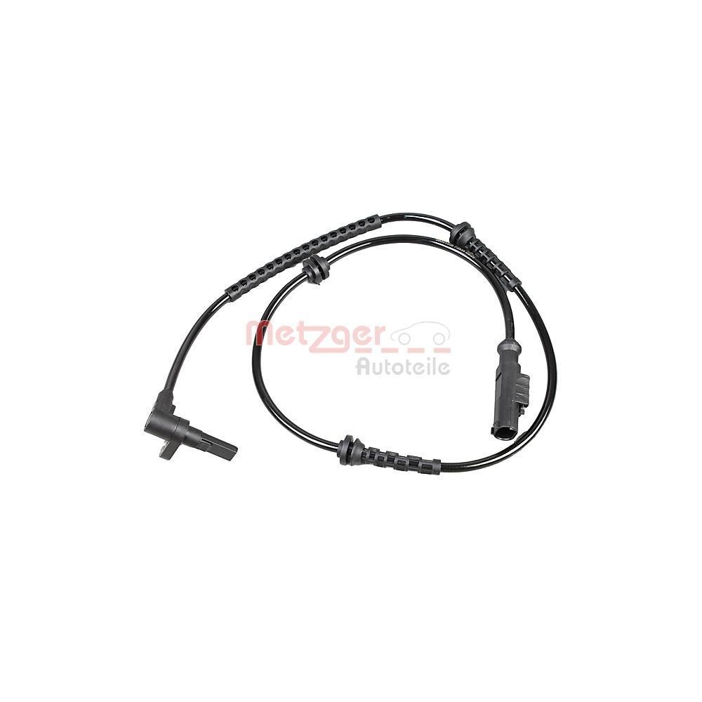 Sensor, Raddrehzahl METZGER 09001359 GREENPARTS f&uuml;r FIAT, Vorderachse