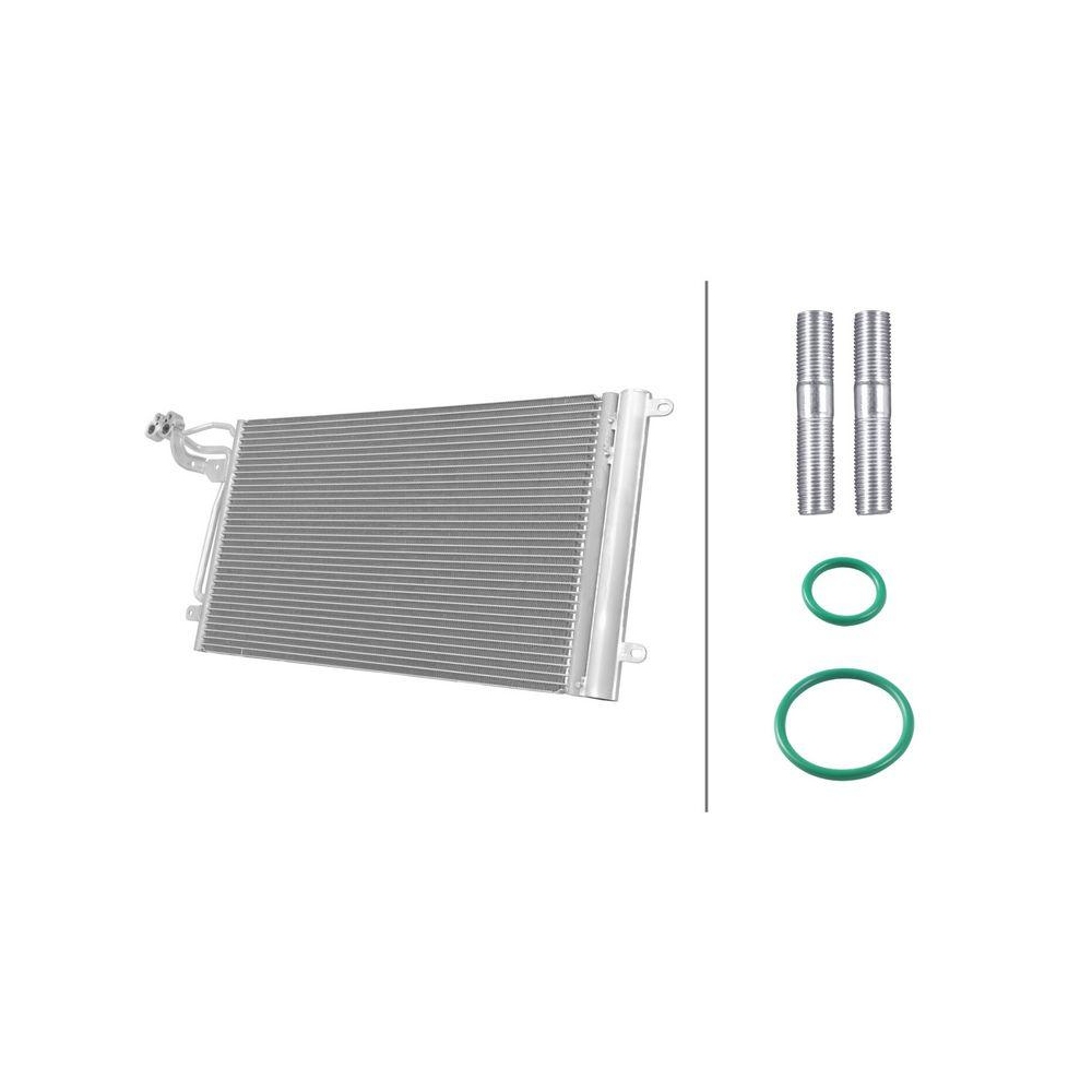 HELLA Kondensator, Klimaanlage 8FC 366 220-951 >>> Easy2Fit <<< für AUDI SEAT VW